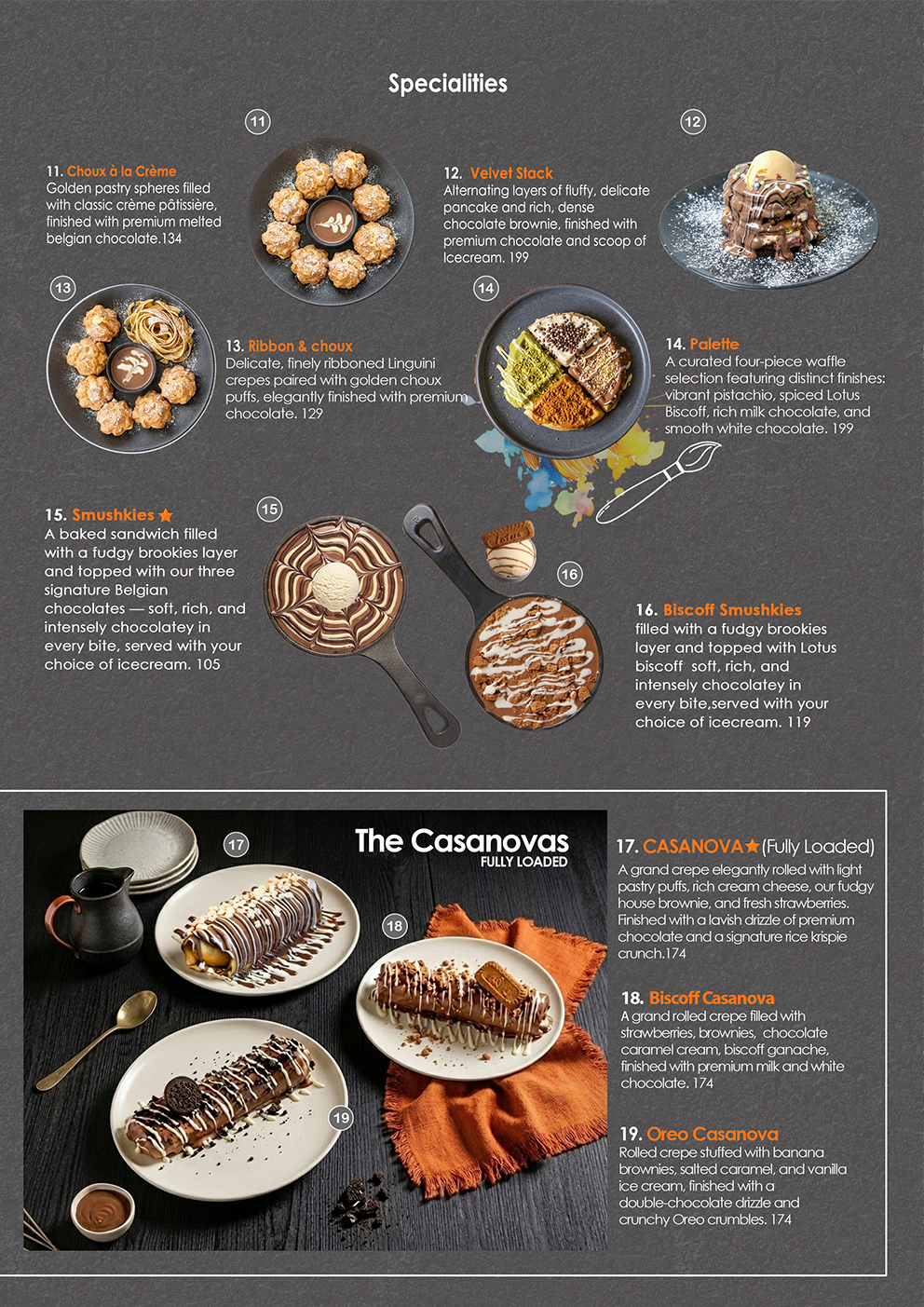 Dip and Share menu page two