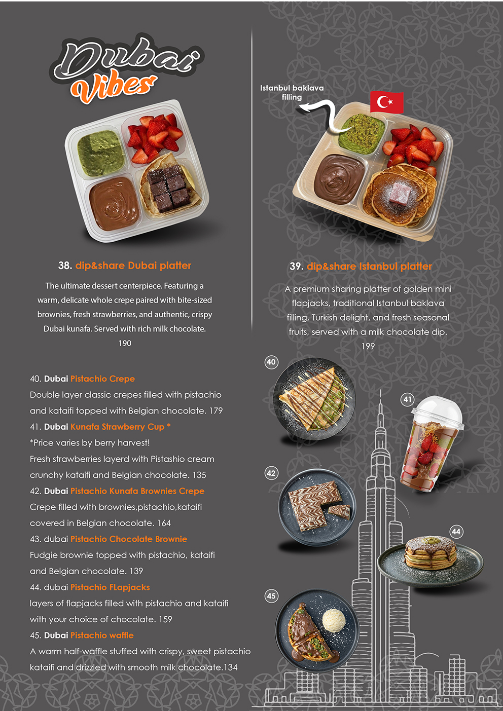 Dip and Share menu page five